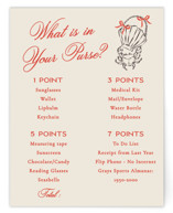 Portofino Bridal Shower Insert Cards