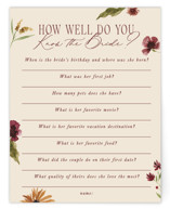 Susie Bridal Shower Insert Cards