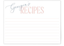 Note Bridal Shower Insert Cards