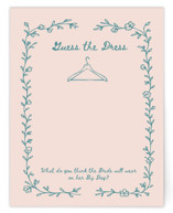 Floral Lace Bridal Shower Insert Cards