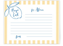 Citrine Bridal Shower Insert Cards