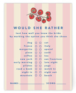 Cena Bridal Shower Insert Cards