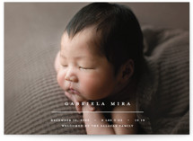 Petite Birth Announcements