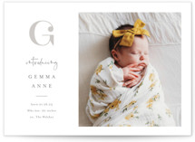 Petite Birth Announcements