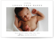 Petite Birth Announcements