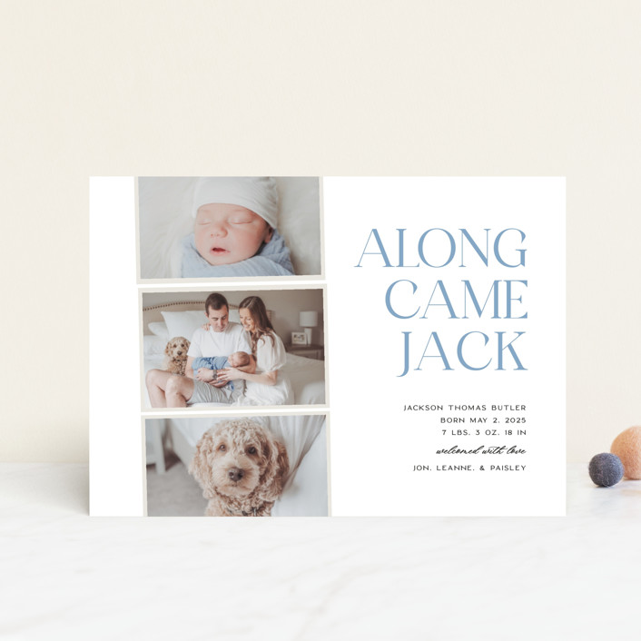 Pictured Here Birth Announcement Postcards by Christie Garcia Minted