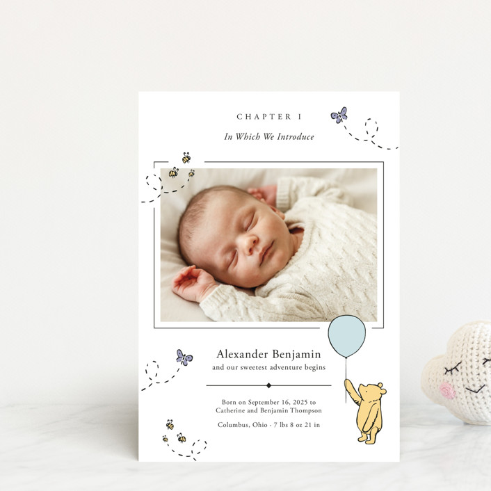 Disney Sweetest Adventure Birth Announcement Postcards by Heather
