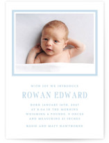 Joy Birth Announcement Photo Mount Cards
