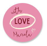 Disco Bachelorette Party Favor Stickers