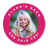 Circlet Bachelorette Party Favor Stickers