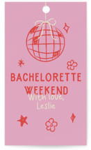Dancing Queen Bachelorette Party Favor Tags