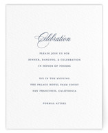 Empire Letterpress Bar and Bat Mitzvah Reception Cards
