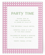 Letterpress Bar and Bat Mitzvah Reception Cards