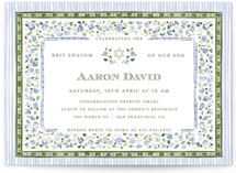 Linette Bris and Baby Naming Invitations