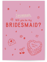 Dancing Queen Bridesmaid Cards