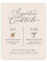 Classic Cocktails Bar Signs