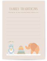 Charming Nursery Baby Shower Activity Cards