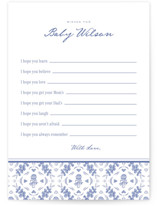 Rattle Pattern Baby Shower Activity Cards
