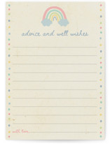 Rainbow Sprinkles Baby Shower Activity Cards