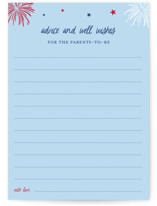 Americana Baby Shower Activity Cards