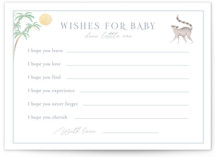 Africa Baby Shower Activity Cards