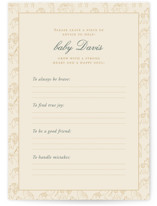 Carousel of Sweet Beginnings Baby Shower Activity Cards