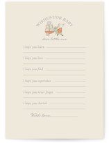 Vintage magic town Baby Shower Activity Cards