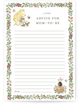 Disney Rabbit's Garden Baby Shower Activity Cards