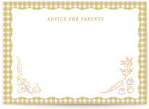 Veggie Patch Baby Shower Activity Cards