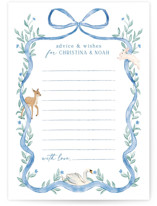 Ribbon Garden Baby Shower Activity Cards