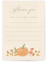 Little pumpkin Baby Shower Activity Cards