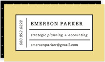 Playful Grid Business Cards