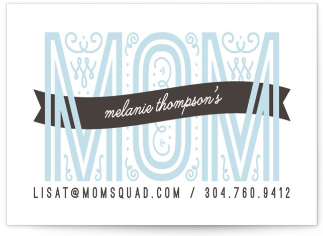 Mommy Calling Cards Minted
