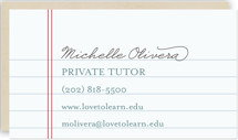 Love to Learn Business Cards