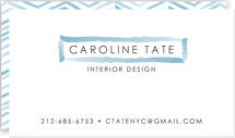 Herringbone Stroke Business Cards