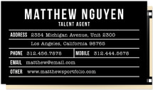Just for Entertainment Business Cards