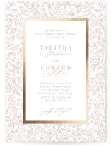 Lavender fields Foil-Pressed Baby Shower Invitations