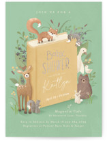 Storybook Foil-Pressed Baby Shower Invitations