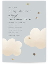 Twinkle Twinkle Foil-Pressed Baby Shower Invitations