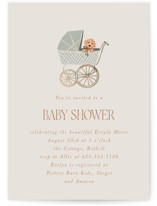 Foil-Pressed Baby Shower Invitations
