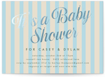 Foil-Pressed Baby Shower Invitations