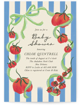 Petit Pomodoro Foil-Pressed Baby Shower Invitations