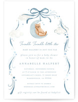 Twinkle Twinkle little star Foil-Pressed Baby Shower Invitations