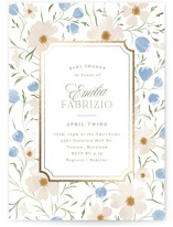 Newport Summer Foil-Pressed Baby Shower Invitations