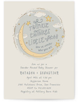 Twinkle Foil-Pressed Baby Shower Invitations
