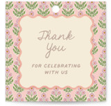 Botanical maximalism Bridal Shower Favor Tags