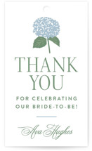 Hydrangea Home Bridal Shower Favor Tags