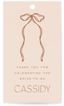 Bridal Shower Favor Tags