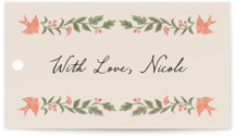 Birdsong Bridal Shower Favor Tags