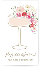 Prosecco & Petals Bridal Shower Favor Tags